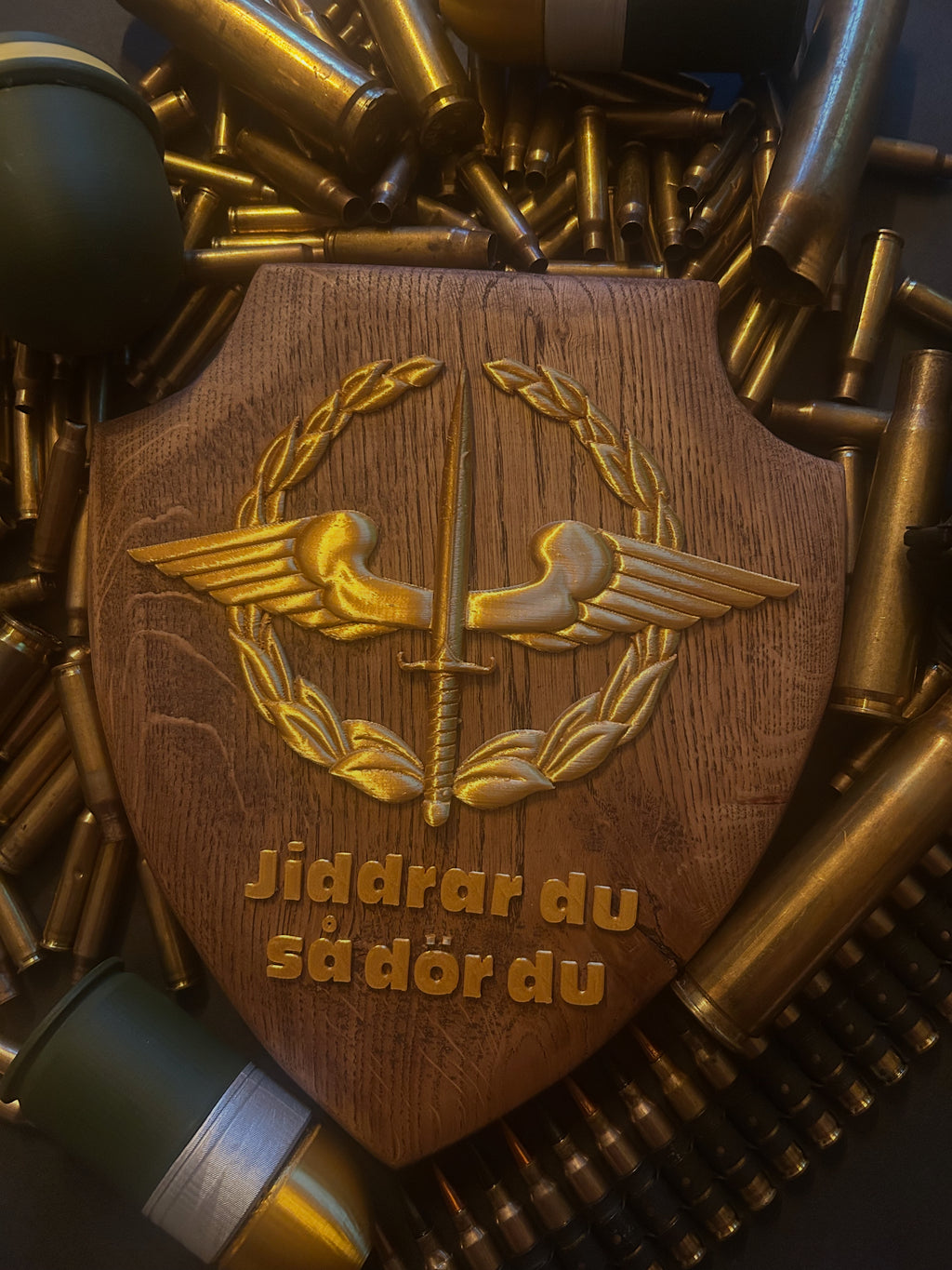 Shields with 3D logo