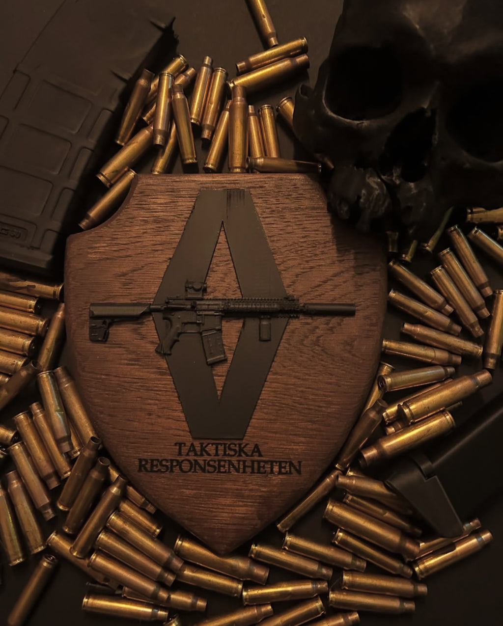 Shields with 3D logo