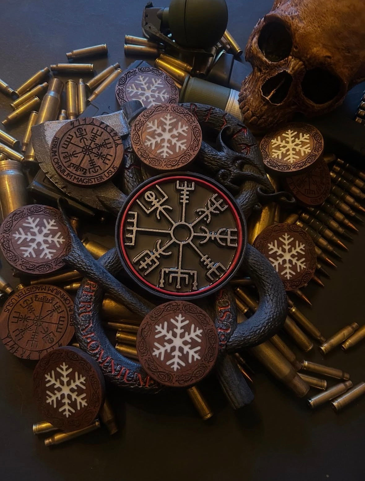 Wooden Walnut Coins